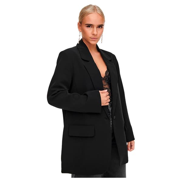 Only Blazer Lana-berry Sort 36 Kvinde