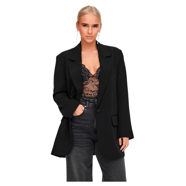 Only Blazer Lana-berry Sort 36 Kvinde