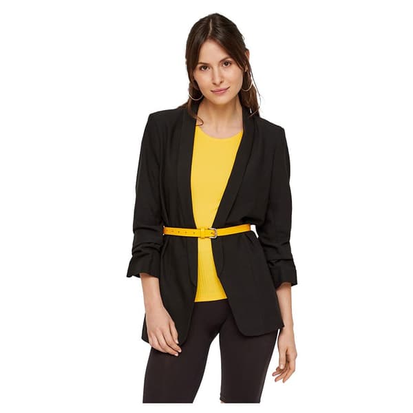 Pieces Boss 3/4 Blazer Sort XL Kvinde