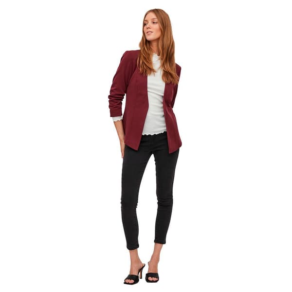 Vila Blazer Her New 3/4 Rød M Kvinde