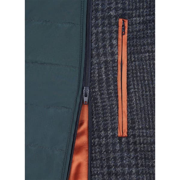 Hackett Blazer Shetland Gcheck Zip Out Blå 42 / 32 Mand