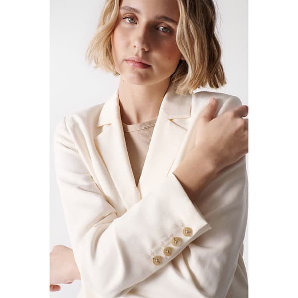 Salsa Jeans Blazer Single-breasted Beige L Kvinde