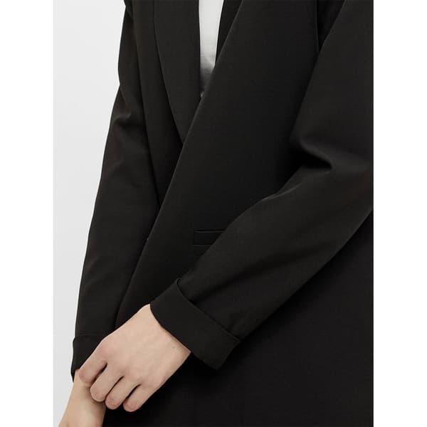 Pieces Blazer Size Loose Sort S Kvinde