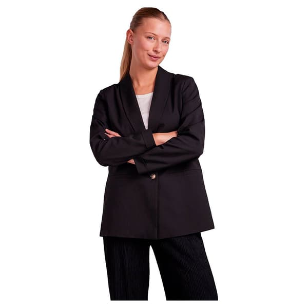 Pieces Blazer Size Loose Sort S Kvinde