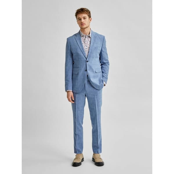 Selected Slank Blazer Oasis Light Blå 102 Mand