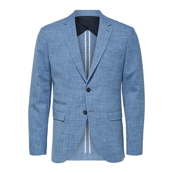 Selected Slank Blazer Oasis Light Blå 102 Mand