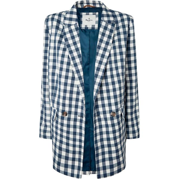 Pepe Jeans Blazer Sandra Blå M Kvinde