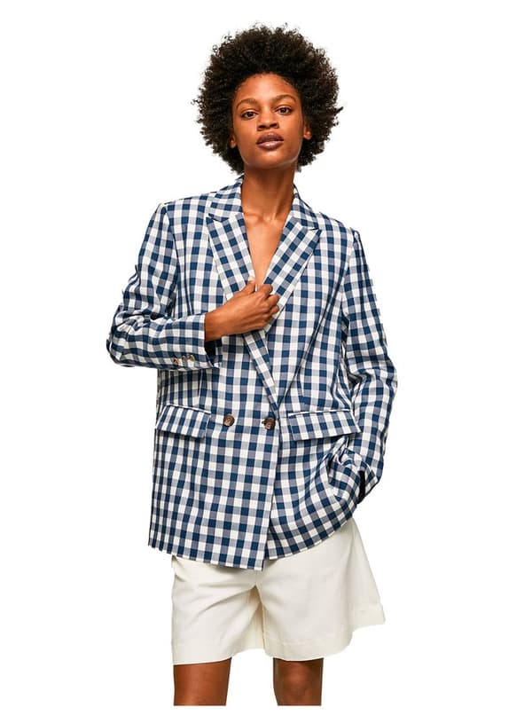Pepe Jeans Blazer Sandra Blå M Kvinde