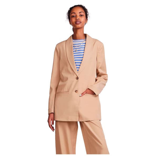 Pieces Blazer Size Loose Beige XS Kvinde