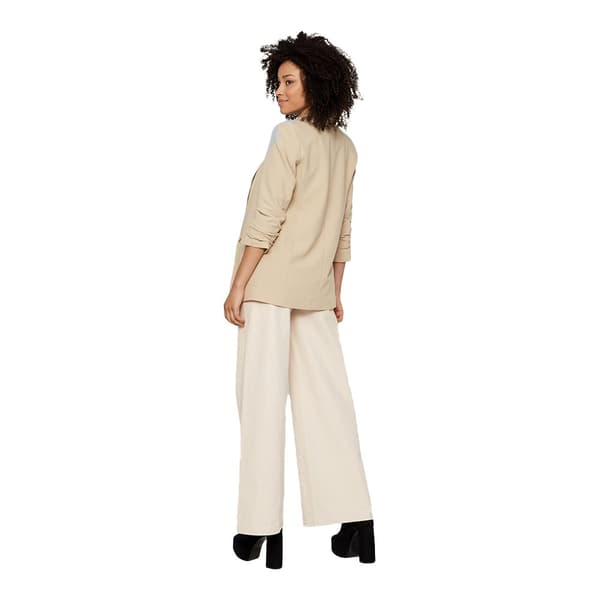 Pieces Boss 3/4 Blazer Hvid XL Kvinde