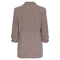 Miniatyrbillede 2 af 2: Pieces Boss 3/4 Trykt Blazer Brun L Kvinde