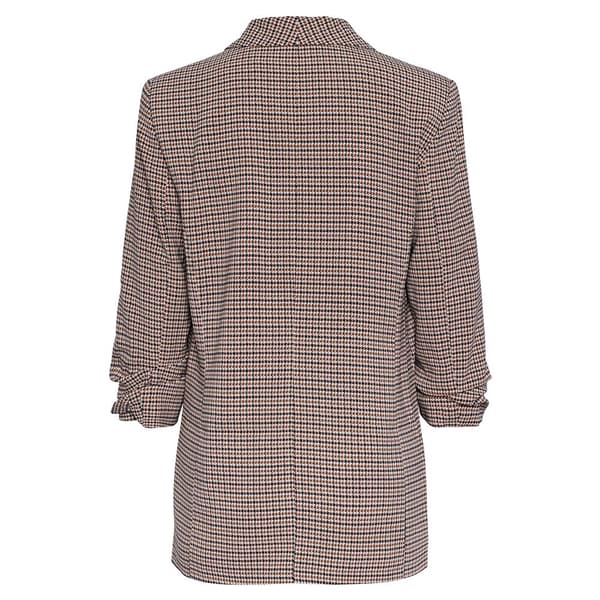 Pieces Boss 3/4 Trykt Blazer Brun S Kvinde