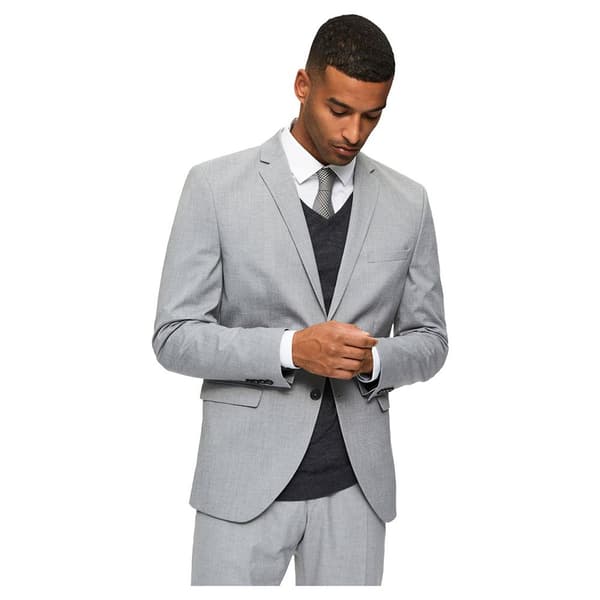 Selected Smal Blazer Mylologan Light Grå 50 Man
