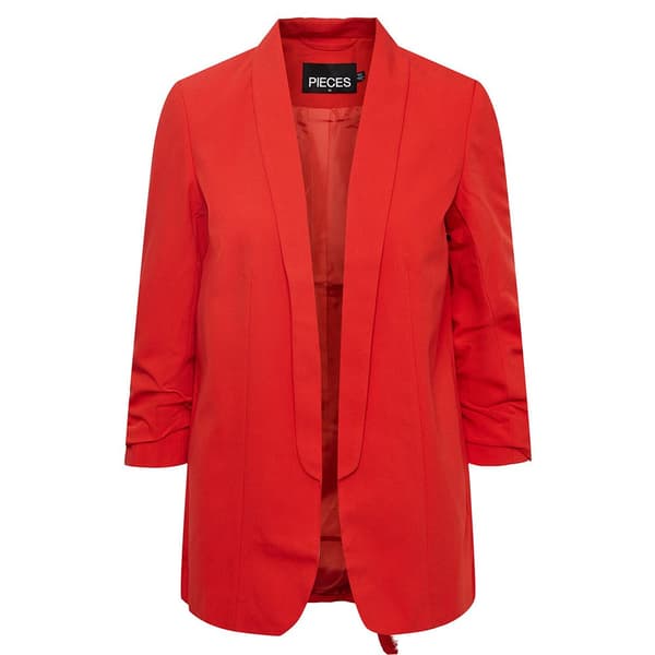Pieces Blazer Boss 3/4 Röd S Kvinna