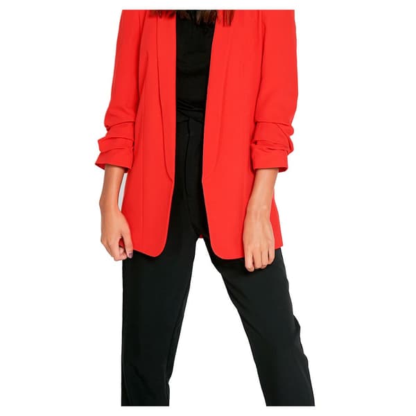 Pieces Blazer Boss 3/4 Röd S Kvinna