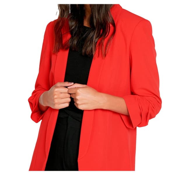 Pieces Blazer Boss 3/4 Röd S Kvinna