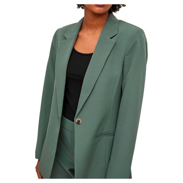 Vila Blazer Lowny Straight Grøn 44 Kvinde