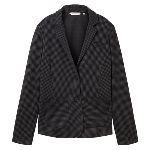 Tom Tailor Blazer 1038711 Checked Grå M Kvinde