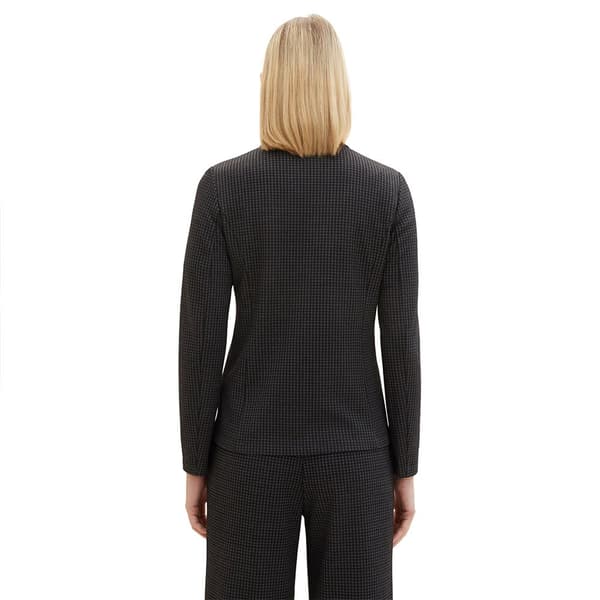 Tom Tailor Blazer 1038711 Checked Grå M Kvinde