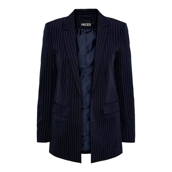 Pieces Blazer Bossy Loose Blå XL Kvinna