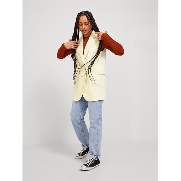 Jack & Jones Blazer Mary Sl Beige L Kvinde