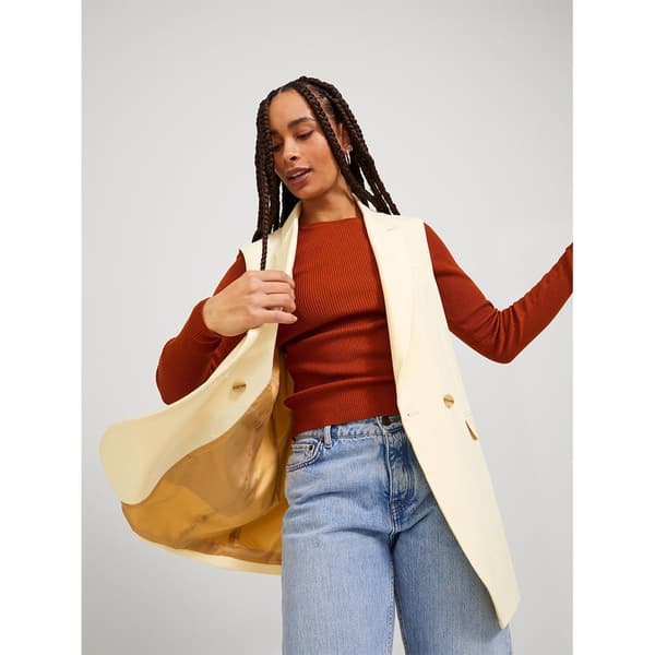Jack & Jones Blazer Mary Sl Beige L Kvinde