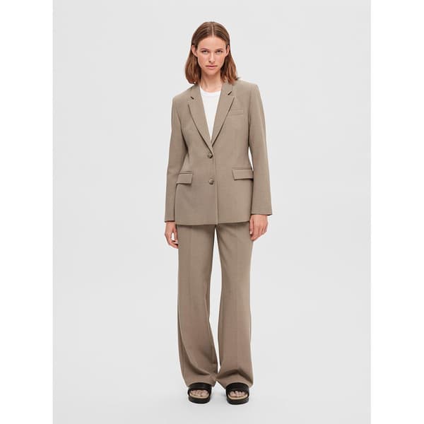 Selected Blazer Rita Classic Beige 38 Kvinna