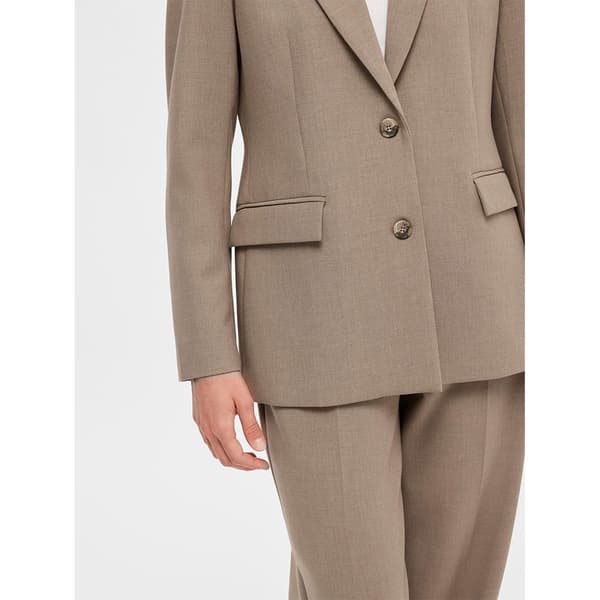 Selected Blazer Rita Classic Beige 38 Kvinna