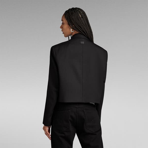 G-star Blazer Cropped Sort S Kvinde