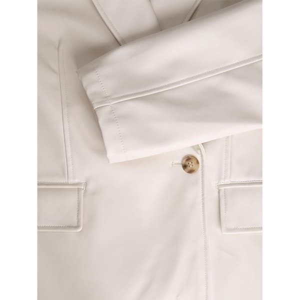 Jack & Jones Blazer Mary Faux Leather Beige M Kvinde