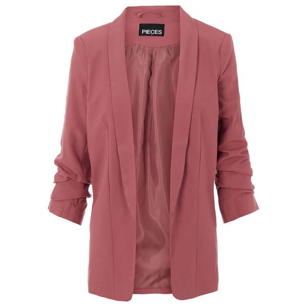 Pieces Blazer Boss 3/4 Rød M Kvinde