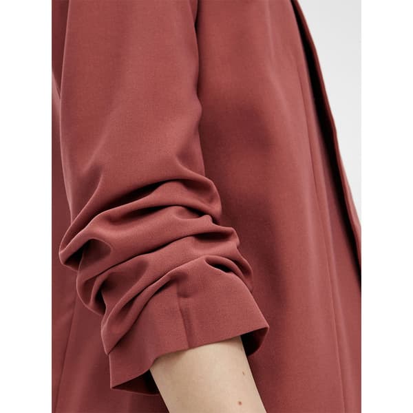 Pieces Blazer Boss 3/4 Rød M Kvinde