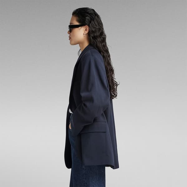 G-star Blazer Big Bf Blå S Kvinde