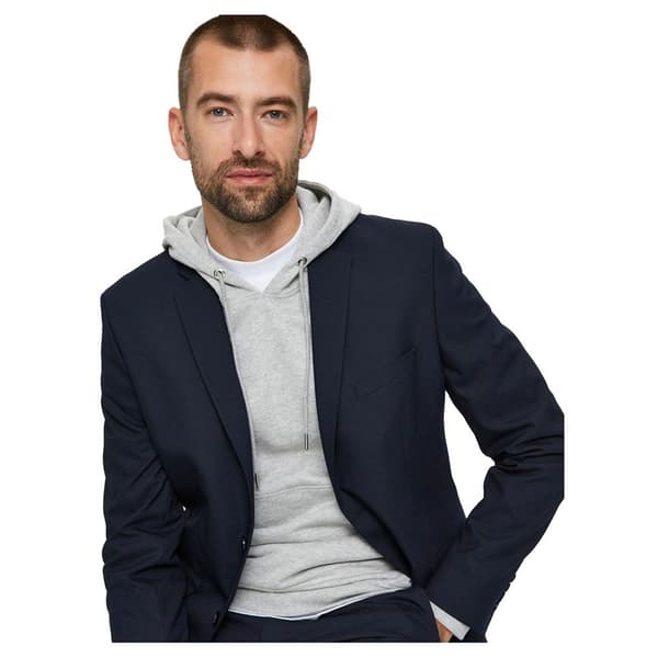 Selected Slank Blazer Mylologan Blå 44 Mand