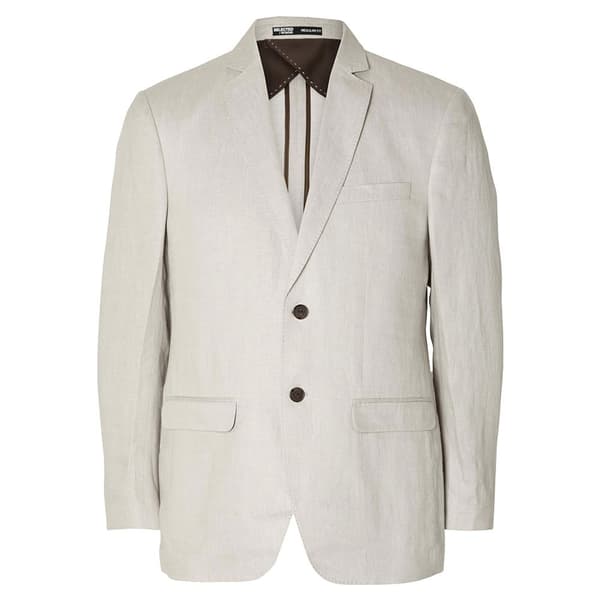 Selected Blazer Will Regular Fit Beige 46 Mand