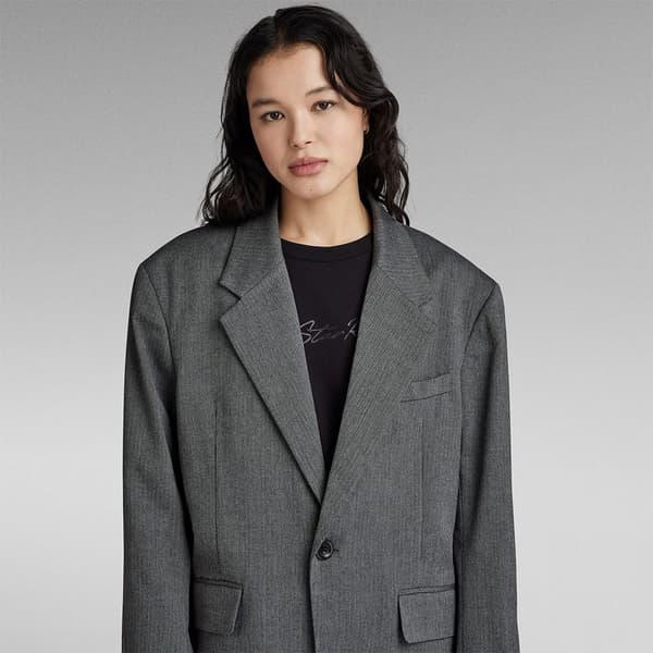G-star Blazer Big Bf Grå M Kvinde