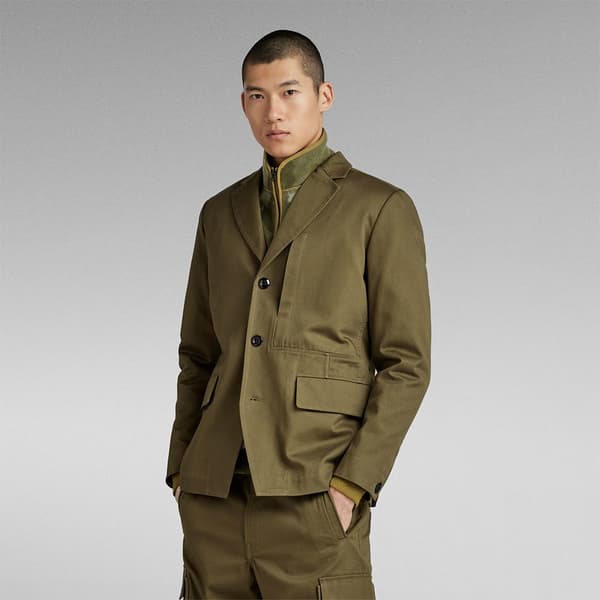 G-star Blazer Chore 3 Btn Casual Grönt S Man
