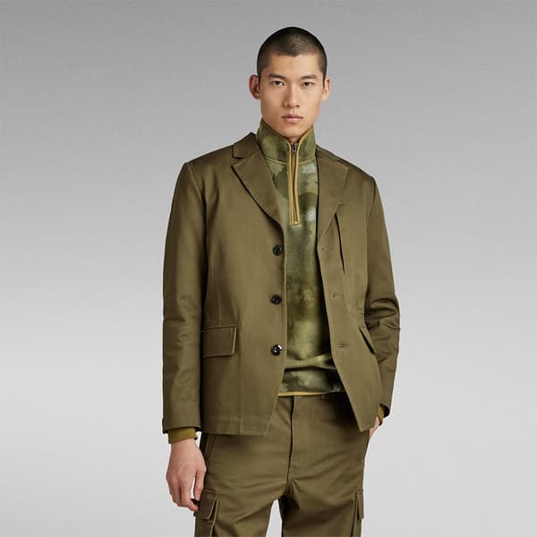 G-star Blazer Chore 3 Btn Casual Grönt S Man