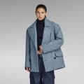 Miniatyrbillede 1 af 7: G-star Blazer Heavy Wool Blå M Kvinde