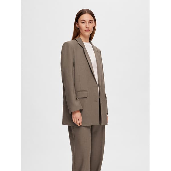 Selected Bleiseri Rita Relaxed Ruskea 38 Nainen