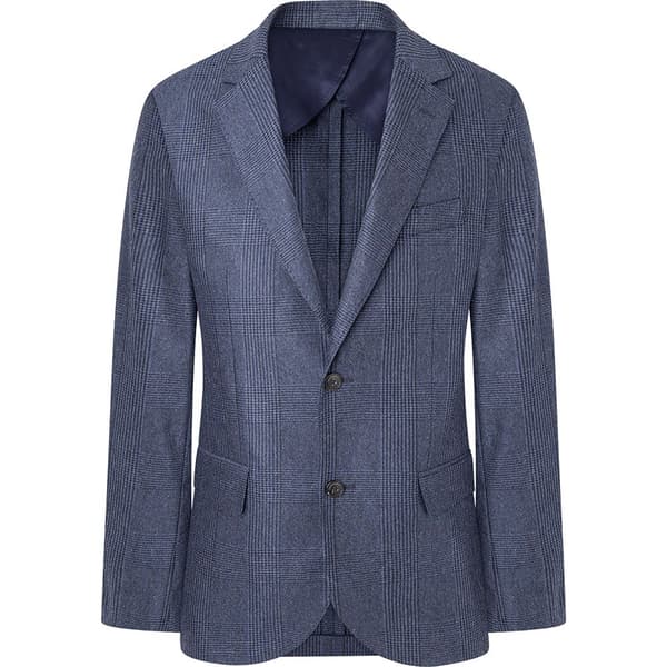 FaÇonnable Blazer 2b Half L Check Blå 56 Man