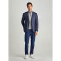 Miniatyrbild 8 av 10: FaÇonnable Blazer 2b Half L Check Blå 56 Man