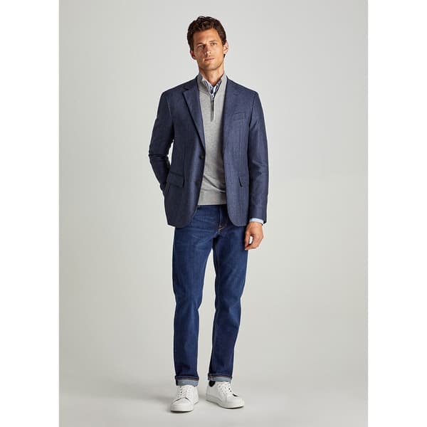 FaÇonnable Blazer 2b Half L Check Blå 56 Man