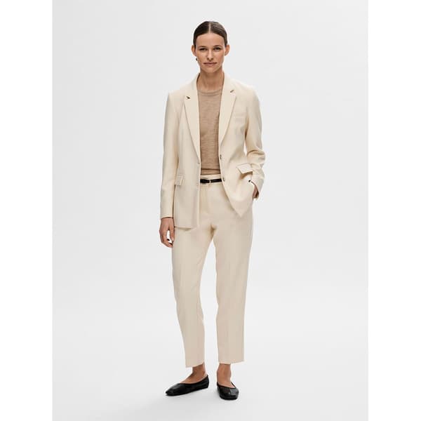 Selected Blazer Rita Classic Beige 40 Kvinde