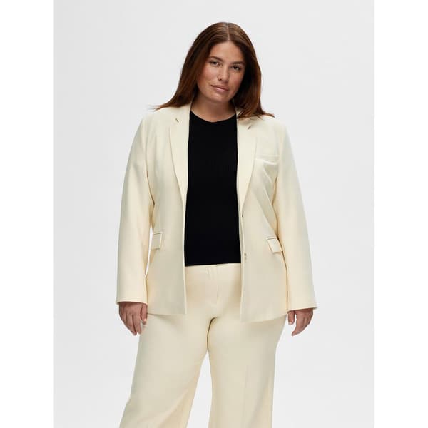 Selected Blazer Rita Classic Beige 40 Kvinde