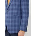 Miniatyrbillede 6 af 10: Hackett Blazer Silk Blue Check Blå 38 / R0 Mand