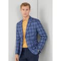 Miniatyrbillede 8 af 10: Hackett Blazer Silk Blue Check Blå 38 / R0 Mand