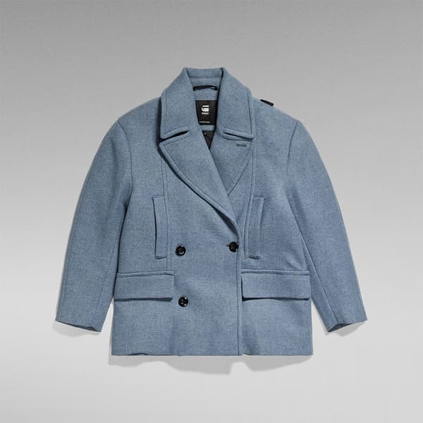 G-star Blazer Heavy Wool Blå S Kvinna