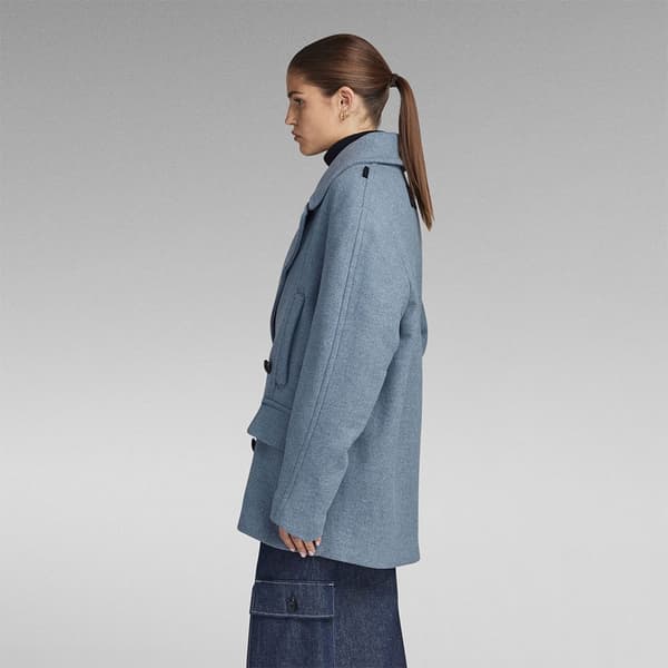 G-star Blazer Heavy Wool Blå S Kvinna