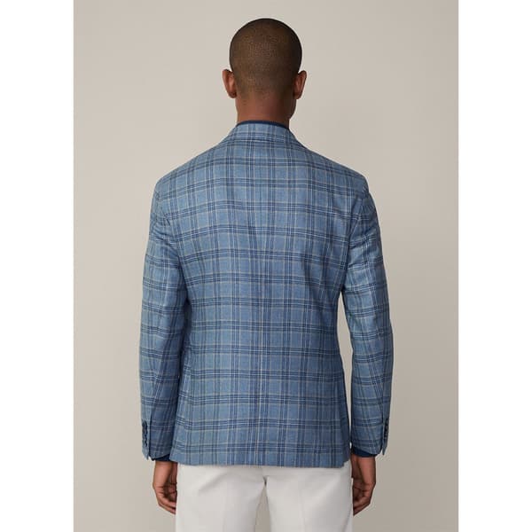 Hackett Fancy Blue Check Blazer Blå 38 / 32 Mand